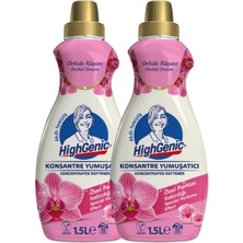 Highgenic Çamaşır Yumuşatıcı Orkide Rüyası 1500 ml x 2 Adet