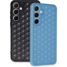 Olinea Newface Galaxy A25 5g Kılıf Petek Silikon Kapak - Kırmızı