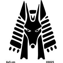 Airbrush Tattoo Mısır Tanrısı Yapışkanlı Stencil Süsleme ve Boyama Kalıbı