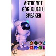 Astraltech Astronot Bluetooth Hoparlör Gökyüzü Projektör Gece Lambası