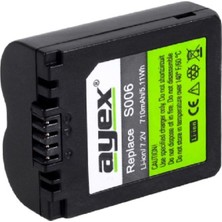 Hype Store Ayex CGA-S006E Batarya, Panasonic Dmc-Fz7, FZ18, FZ28, FZ30, FZ35, FZ38, FZ50 Ile Uyumlu