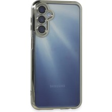 Sh Ticaret Newface Galaxy A55 5g Kılıf Lensli Silikon - Gümüş
