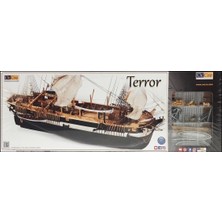 Occre 12004 1/75 Ölçek, Hms Terror, 68 Cm. Yelkenli ve Buharlı Ingiliz Keşif Gemisi, Ahşap Model Kiti