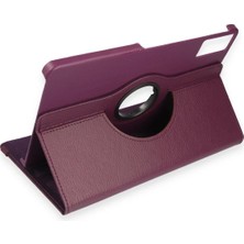 Sh Ticaret Newface Pad 10 12.1 Kılıf 360 Tablet Deri Kılıf - Mürdüm