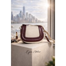 Egem Atelier 3 Bölmeli Çapraz Kol ve Omuz  Çantası