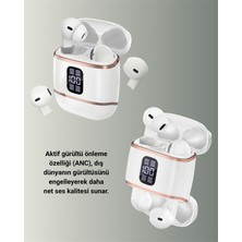 Sh Ticaret Dijital Göstergeli Bluetooth Kulakiçi Kulaklık – 4’lü Paket, Gürültü Engellemeli