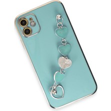 Olinea Newface Iphone 12 Kılıf Esila Silikon - Su Yeşili