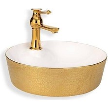 Lena - Tezgah Üstü Porselen Lavabo Outlet - E-5001A-