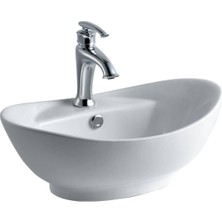 Lena - Tezgah Üstü Porselen Lavabo Outlet - E-5080-