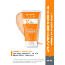 Tinted Fluide Renkli Güneş Kremi SPF50+ 50 ml