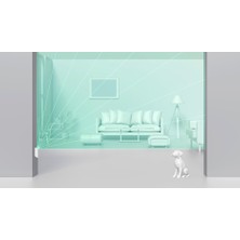 Kaia Life Ajax Motionprotect Curtain Kablosuz Perde Tipi  Hareket Dedektörü Beyaz