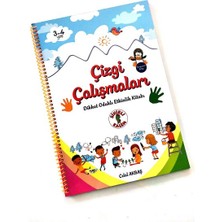 Sihirli Kalem Çizgi Çalışmaları - Dikkat Odaklı Etkinlik Kitabı