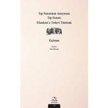 Pinhan Yayıncılık Tıp Sanatının Anayasası, Tıp Sanatı, Glaukon’a Tedavi Yöntemi