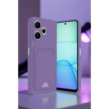 Starseven Newface Redmi 13 4g Kılıf Kelvin Kartvizitli Silikon - Koyu Yeşil