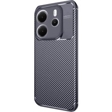 Starseven Newface Redmi Note 14 4g Kılıf Auto Focus Karbon Kapak - Lacivert