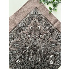 Zambak Büyük Şebnem Desen Pamuk Eşarp