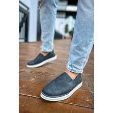 Zapatos CH091 Brecon Erkek Günlük Bağcıksız Cilt Klasik Ayakkabı Cbt - Antrasit