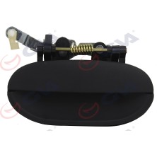 GVA Storozal Diş Kapi Kolu Arka Sağ Siyah Desenli Accent 95-00