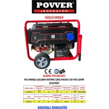 Power LT10000 En 10,6 Kva Ipli Marşlı Benzinli Jeneratö
