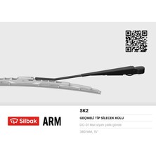 Silbak Storozal Silecek Kolu 385MM M131 DOGAN-KARTAL-SAHIN-P504 Fk Gecmeli