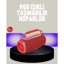 Shoplet Buğz 20W Kablosuz Bluetooth Hoparlör Rgb Işık Efektli Usb/sd/aux Destekli