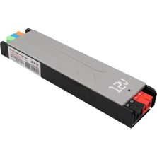 Powermaster PM-26845 12/24/36/48 Volt 9 Amper 300 Watt Metal Kasa Kademeli Adaptör Voltaj Göstergeli 218X51X27MM