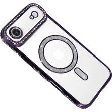 Olinea Newface Iphone 17 Air Joke Simli Magneticsafe Kılıf - Derin Mor