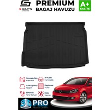 Universal S-Dizayn Vw Golf 6 3D Pro Bagaj Havuzu 2008-2012 A+ Kalite