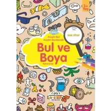 0-6 Yaş Yayınları Bul ve Boya Sarı Kitap
