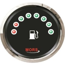 Mors Dijital Yakıt Seviye Göstergesi 12V/24V 0-190 Ohm - Siyah