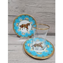 Konyax Cavallo 6 Kişilik 12 Parça Çay Seti