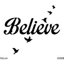 Airbrush Tattoo Inanmak Yapışkanlı Stencil Süsleme ve Boyama Kalıbı