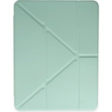 Magicool Ipad Pro 12.9 (2021) Kılıf Kalemlikli Mars Tablet Kılıfı - Açık Yeşil