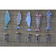 Kaia Life Ahşap Balıklı Metal Çan