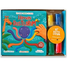 Bi Kutu Oyun Ilk Oyun Hamuru Kitabım – Hayvan Dostlarım (Oyun Hamuru Hediyeli)