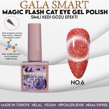 Gala Smart Gala Simli Kedi Gözü Kalıcı Oje Oje Kodu: Magic Flash 6