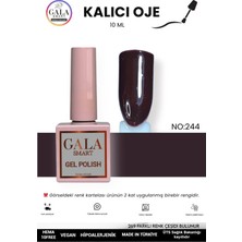 Gala Smart  Bordo Kalıcı Oje 10 ml Oje Kodu: 244