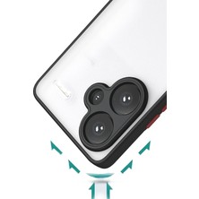 Sh Ticaret Newface Redmi Note 13 Kılıf Montreal Silikon Kapak - Siyah