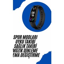 Akıllı Uyumlu Bileklik M6 Adımsayar Spor Modları Çağrı Görme Türkçe Menü