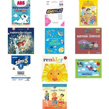 Pinokyo Yayınları Abs 4-6 Yaş Hayvanlar Boyama Kitabım... +9 Eğitim Kitabı