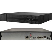 Kaia Life Hılook NVR-116MH-C, 16KANAL, 8mpix, H265+, 1 HDD Desteği, 1080P Kayıt, 160MBPS Bant Genişliği, Nvr