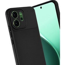 Olinea Newface Reno 14F Auto Focus Karbon Kapak - Siyah