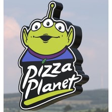 Noctabir Pizza Gezegeni Işık Kutusu