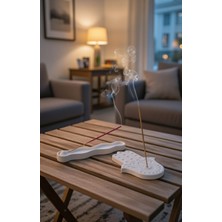 Safir Design 2li Tütsülük Seti- Fatımanın Eli & Modern Çubuk Tütsülük-Hediye Tütsülü