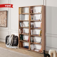 EVMO Home 8223 Evm Kitaplık , Kapaksız , 12 Bölmeli , 10 Raflı , Söğüt