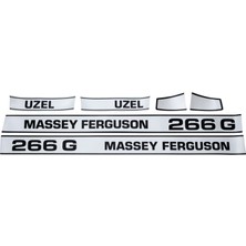 Peren Traktör Massey Ferguson 266 G Traktör Yan Yazı Takımı – Sağ Sol Set Etiket