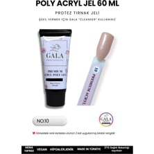 Gala Smart  Acryl Poly Jel Premıum 60 ml Protez Tırnak Jeli No:10