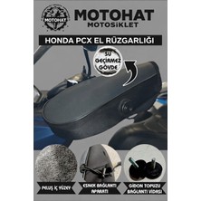 Motohat Honda Pcx Uyumlu El Rüzgarlığı - Su Geçirmez - Elcik Koruma Rüzgarlık