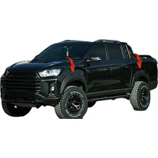 Aftermarket Ssangyong Musso 2018+ Çamurluk Dodik Seti Vida Görünümlü Mat Siyah