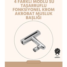 Efe Avm 360° Dönüşlü Su Akışı Başlığı | 4'ü 1 Arada Kullanım - Lisinya